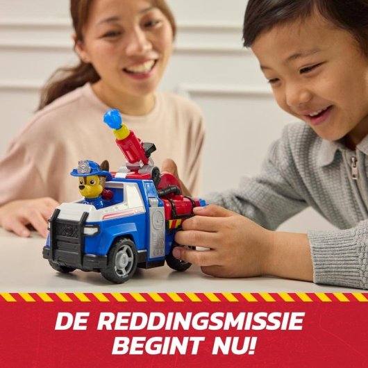 Police Car PAW Patrol Chase Fire Rescue mit Figur und Launcher