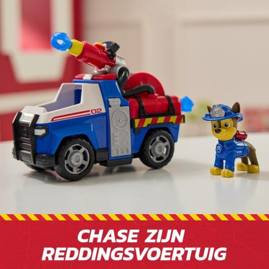Police Car PAW Patrol Chase Fire Rescue mit Figur und Launcher