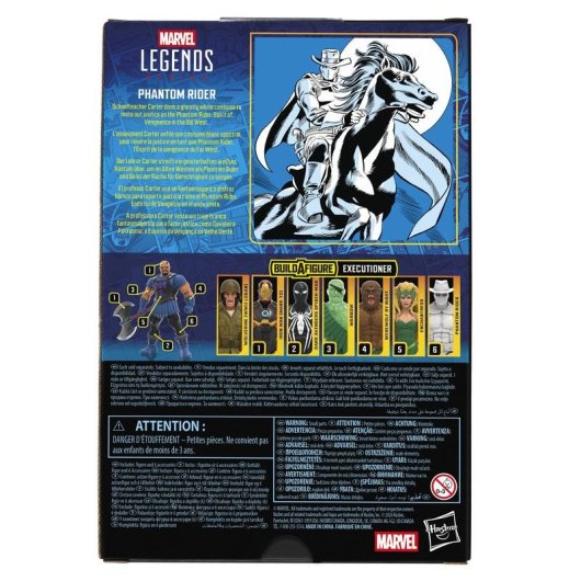 Figura de acción Hasbro Marvel Legends Phantom Rider 15 cm articulable con accesorios