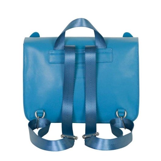 Mochila Karactermania Lilo and Stitch Tongue escolar azul con bolsillo frontal