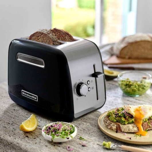 Tostadora KitchenAid 5KMT2115EOB 1100W 2 ranuras Negro