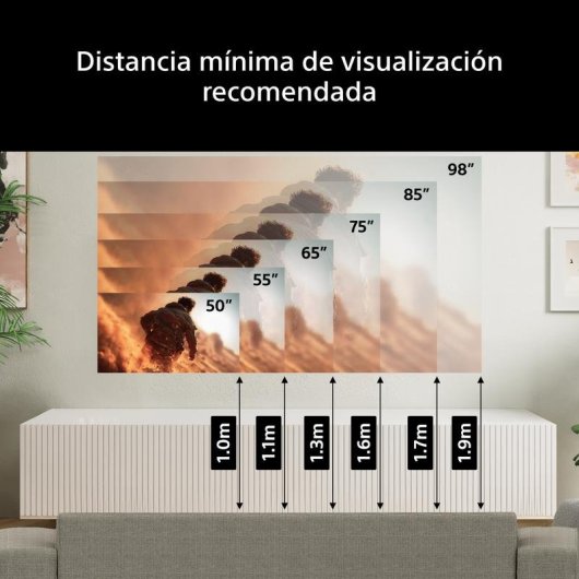 TV Sony Mini LED BRAVIA 7 II K50XR792PB 50" 4K UltraHD 120Hz Smart TV Google TV Dolby Vision