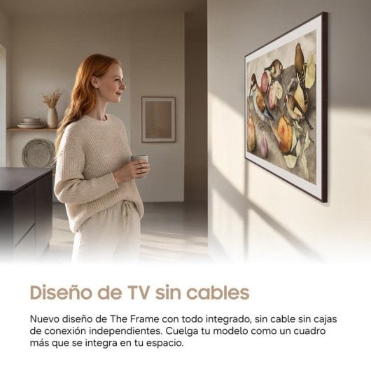 TV Samsung QLED The Frame LS03HE 43" 4K UltraHD 60Hz Smart TV Tizen HDR10+ Antiriflesso Art Mode
