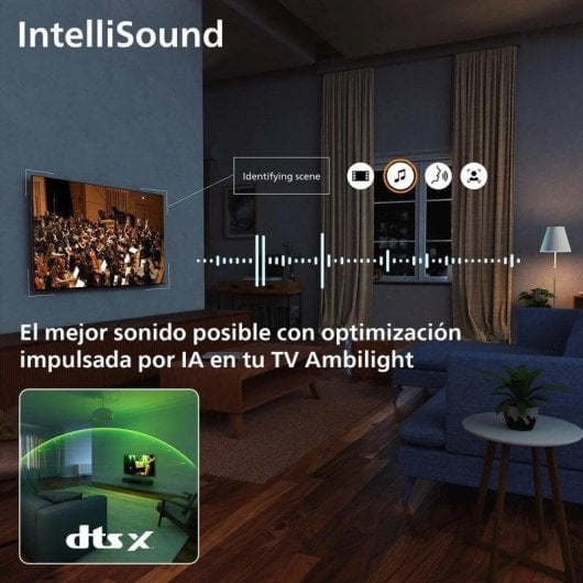 TV Philips QLED 43PQS7801/12 43" 4K UltraHD 60Hz Smart TV Titan OS HDR10+ Dolby Atmos