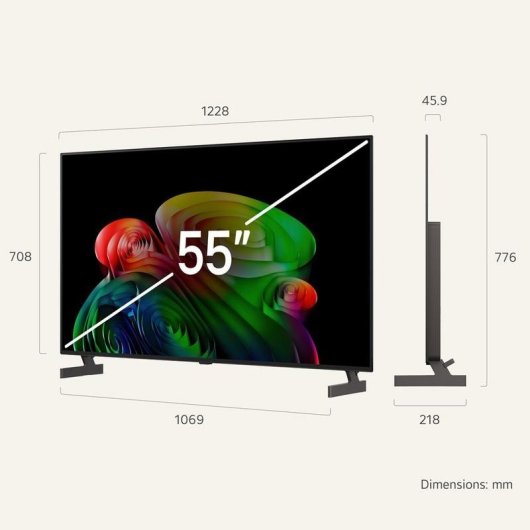 TV LG OLED OLED55B65LA 55" 4K UltraHD 120Hz Smart TV WebOS HDR10 Dolby Vision Atmos