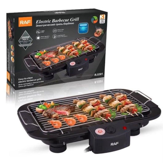 Plancha Eléctrica Teppanyaki Blossom 6 Personas 1800W Negro