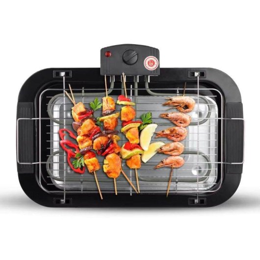 Plancha Eléctrica Teppanyaki Blossom 6 Personas 1800W Negro