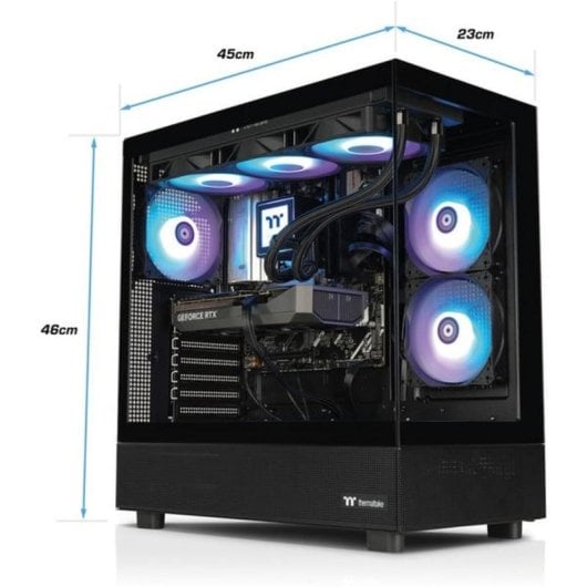 PC de bureau Thermaltake PC-000139-DE AMD Ryzen 7 8700F 32GB 1TB SSD RTX 5060 Ti Windows 11 WiFi6