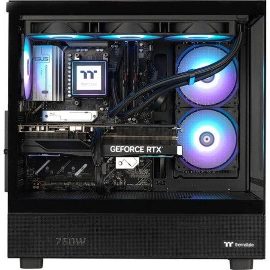 Desktop-PC Thermaltake PC-000141-DE AMD Ryzen 7 7800X3D 32GB 1TB SSD RTX 5070 Ti Windows 11 Pro