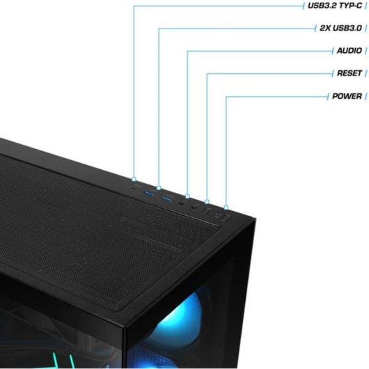 Desktop-PC Thermaltake PC-000141-DE AMD Ryzen 7 7800X3D 32GB 1TB SSD RTX 5070 Ti Windows 11 Pro