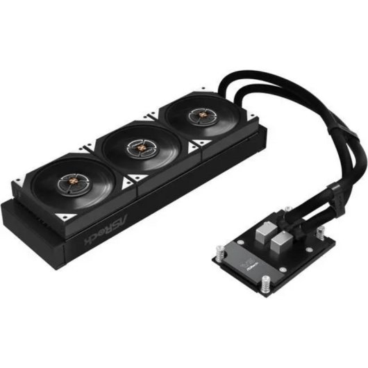 Flüssigkeitskühlung ASRock WS TR 360D 360mm 1 Lüfter Doppelpumpen Alarm