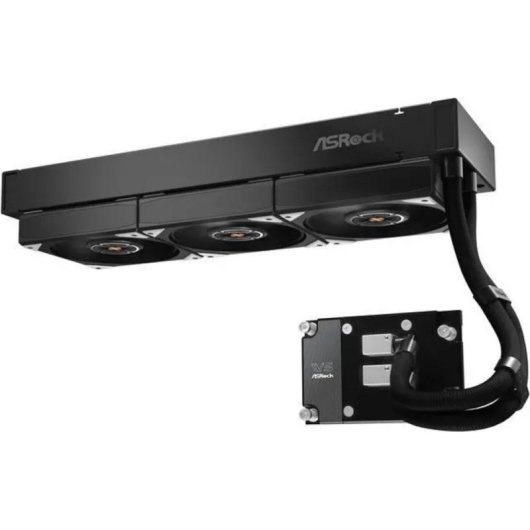 Flüssigkeitskühlung ASRock WS TR 360D 360mm 1 Lüfter Doppelpumpen Alarm