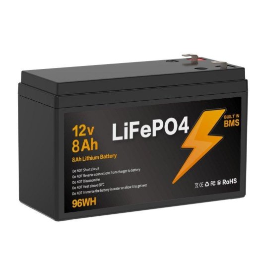 Stazione di energia Blossom 96Wh 12V 1 porta DC Batteria LiFePO4 IP67 BMS
