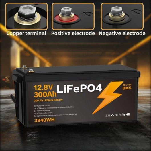 Stazione di energia Blossom 3840Wh 12V BMS IP67 per campeggio e barche