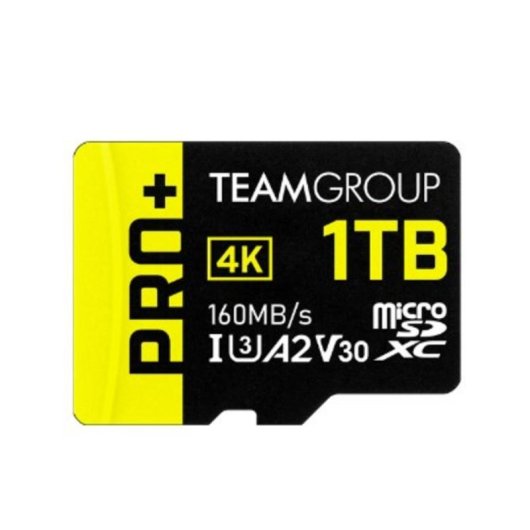 Cartão de Memória Team Group PRO+ TPPMSDX1TIA2V3003 1TB UHS-I U3 A2 V30