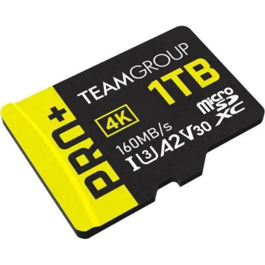 Cartão de Memória Team Group PRO+ TPPMSDX1TIA2V3003 1TB UHS-I U3 A2 V30