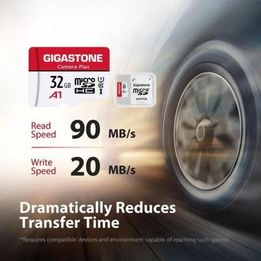 Carte microSD Gigastone 32GB Camera Plus haute vitesse et résistance