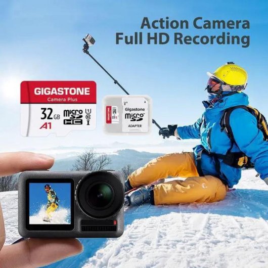 Carte microSD Gigastone 32GB Camera Plus haute vitesse et résistance