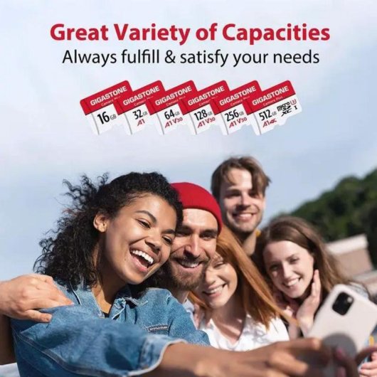 Carte microSD Gigastone 32GB Camera Plus haute vitesse et résistance