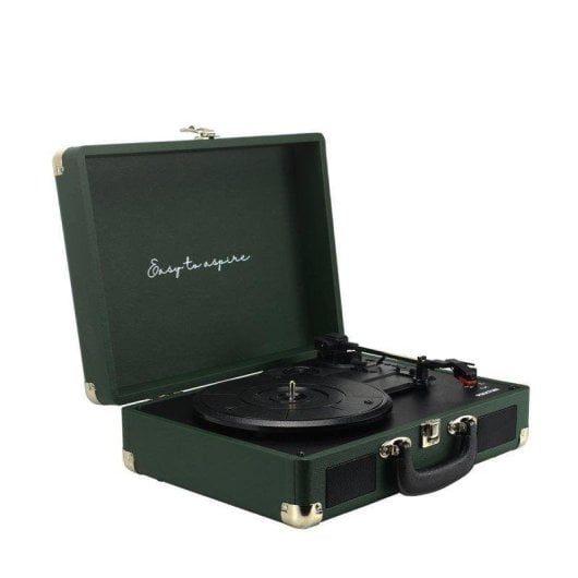 Tocadiscos Prixton VC400 10W RMS Bluetooth USB Tracción Correa Vinilo Digitalizador