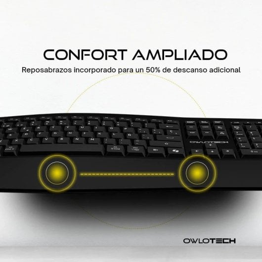 Alurin Flow AIO i5-12400 /16GB/500GB/24" Windows Home, Altura regulable + Owlotech MK500 Combo