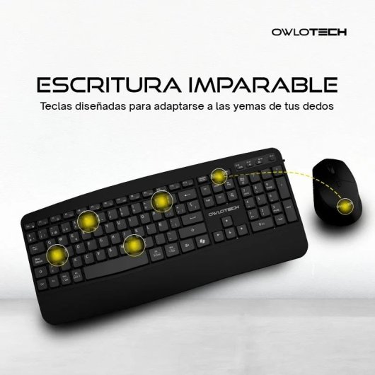 Alurin Flow AIO i5-12400 /16GB/500GB/27" Windows Home, Altura regulable +  Owlotech MK500 Combo