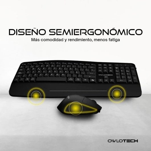 Alurin Flow AIO i5-12400 /16GB/500GB/27" Windows Home, Altura regulable +  Owlotech MK500 Combo
