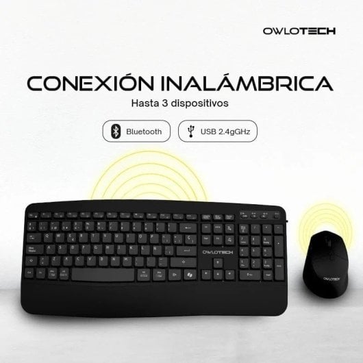 Alurin Flow AIO i5-12400 /16GB/1TB/27" Windows Home, Altura regulable + Owlotech MK500 Combo