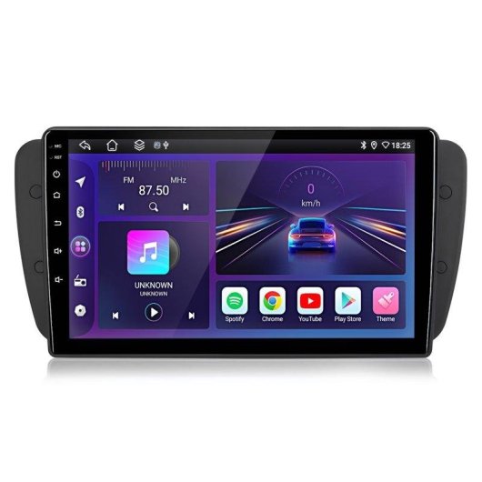Autoradio JUNSUN 9 pouces Android 15 2+64GB CarPlay GPS Seat Ibiza
