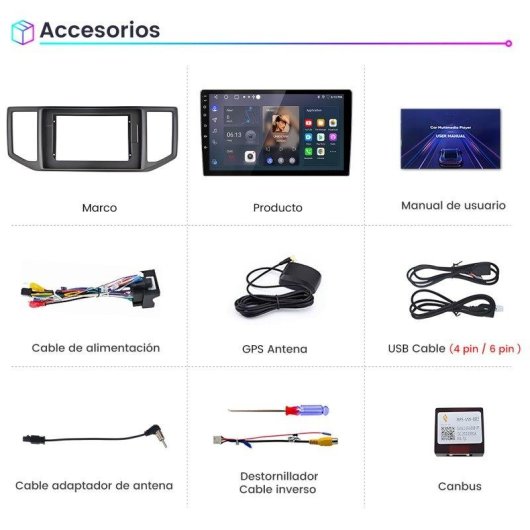 Autoradio JUNSUN Android 15 10" 2GB 64GB GPS CarPlay VW Crafter