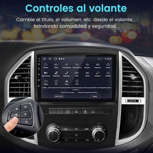 Autoradio JUNSUN Mercedes Vito W447 2+64 GB Android 15 CarPlay