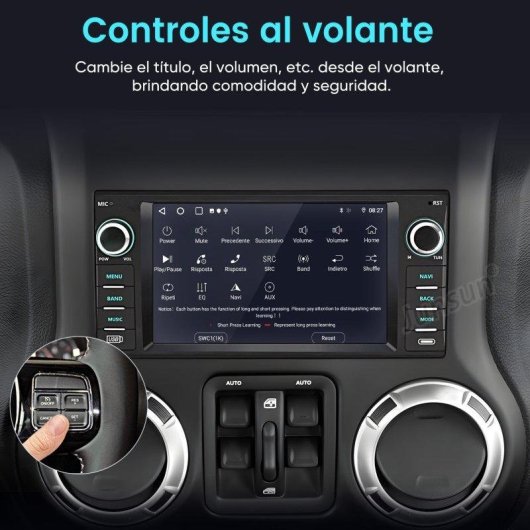 Autoradio 7 IPS JUNSUN 2+64GB CarPlay Android Auto Drahtlos GPS Bluetooth