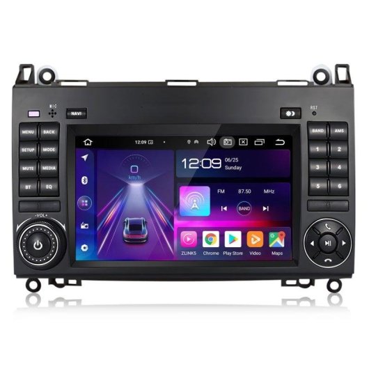 Autoradio JUNSUN 7 pouces Android 15 4+64GB CarPlay Bluetooth GPS