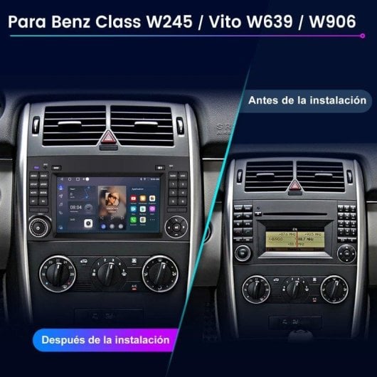 Autoradio JUNSUN 7 pouces Android 15 4+64GB CarPlay Bluetooth GPS