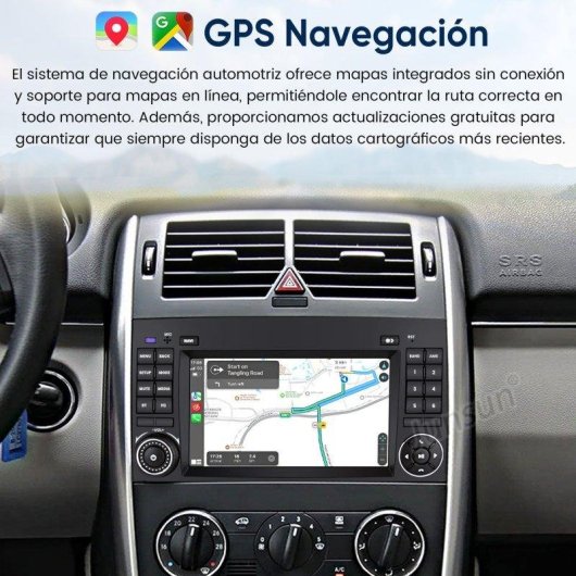 Autoradio JUNSUN 7 pouces Android 15 4+64GB CarPlay Bluetooth GPS