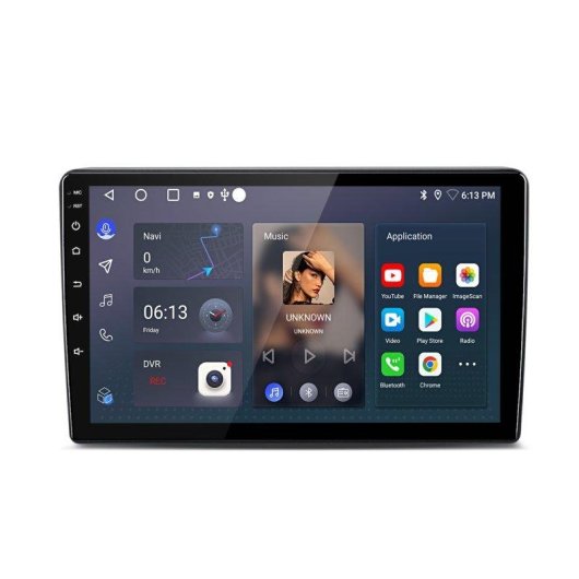 Autoradio JUNSUN 9" Android 15 CarPlay Wireless GPS Bluetooth Opel Zafira Astra