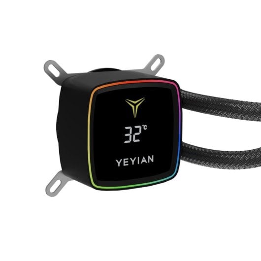 Refrigeración líquida Yeyian Cryostar 240 240mm 2 ventiladores ARGB PWM