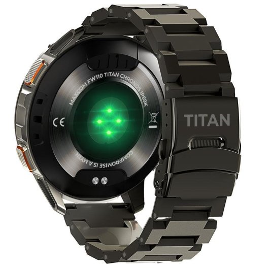 MAXCOM FW110 Bluetooth 1,43'' AMOLED Schwarz Armband Schwarz Blutdruckmesser SpO2