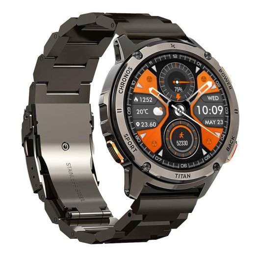 MAXCOM FW110 Bluetooth 1,43'' AMOLED Schwarz Armband Schwarz Blutdruckmesser SpO2