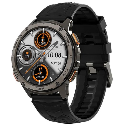 MAXCOM FW110 Bluetooth 1,43'' AMOLED Schwarz Armband Schwarz Blutdruckmesser SpO2