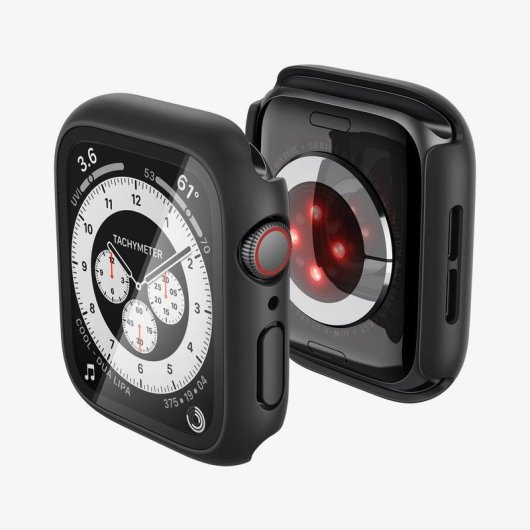 Etui Spigen Thin Fit 360 Apple Watch 44mm Noir