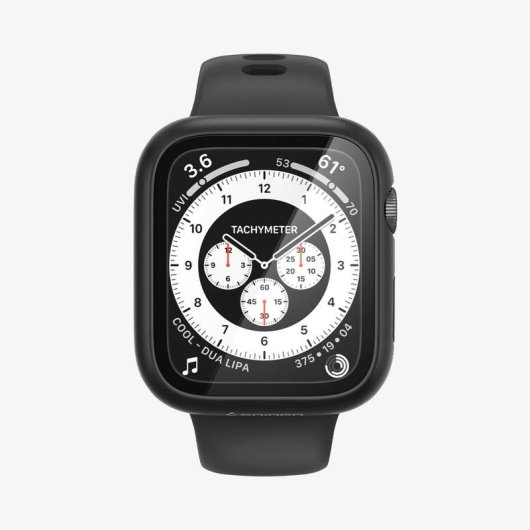 Etui Spigen Thin Fit 360 Apple Watch 44mm Noir