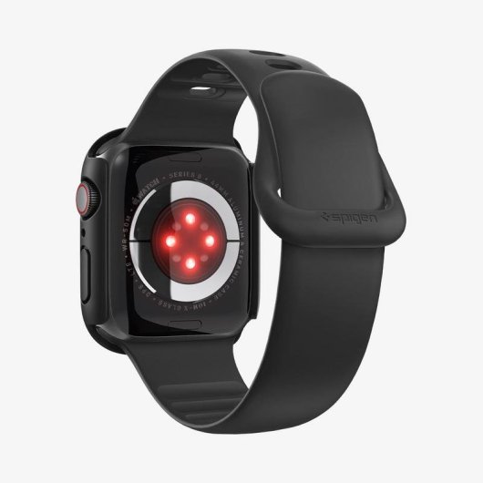 Etui Spigen Thin Fit 360 Apple Watch 44mm Noir