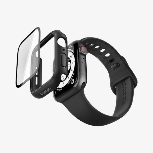 Etui Spigen Thin Fit 360 Apple Watch 44mm Noir