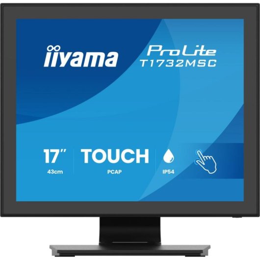 Écran PC iiyama ProLite T1732MSC-B2S 17" SXGA 75Hz TN Tactile Haut-parleurs 5ms