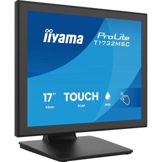 Écran PC iiyama ProLite T1732MSC-B2S 17" SXGA 75Hz TN Tactile Haut-parleurs 5ms