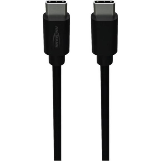 Kabel Ansmann 1700-0208 USB-C zu USB-C 2 m 480 Gbit/s Schwarz