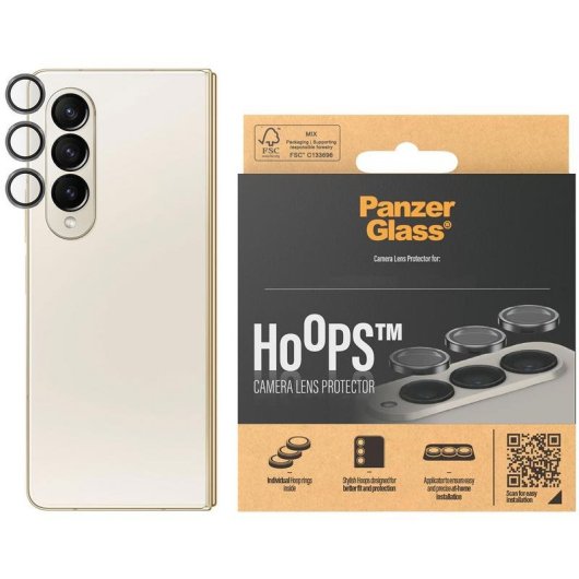 Protecteur d'objectif PanzerGlass Hoops Samsung Galaxy Z Fold6 Schwarz