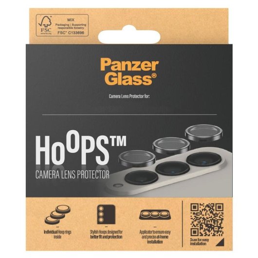 Protecteur d'objectif PanzerGlass Hoops Samsung Galaxy Z Fold6 Schwarz
