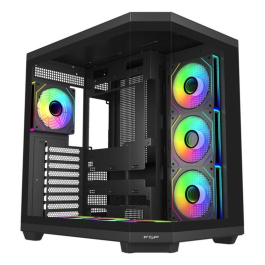 Caja PC Fortron U580-BA ATX Vidrio Templado ARGB Negro